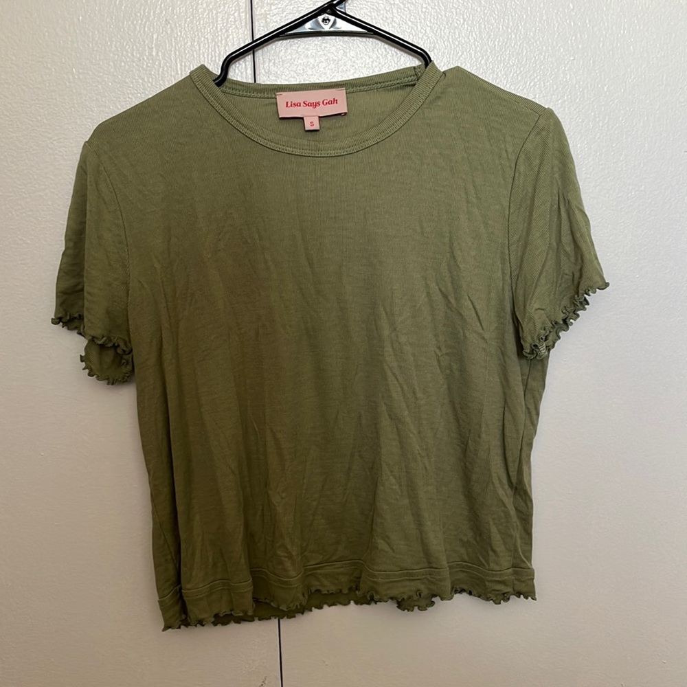 Lisa Says Gah green t-shirt